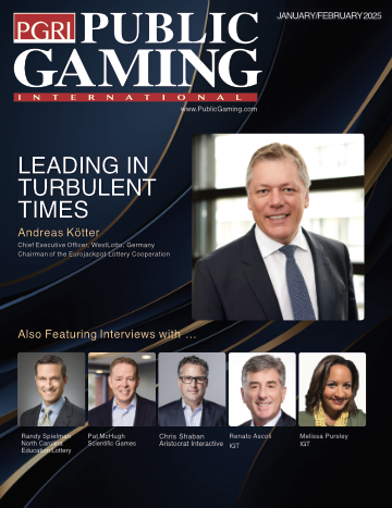 Public Gaming International magazine, January/February 2025