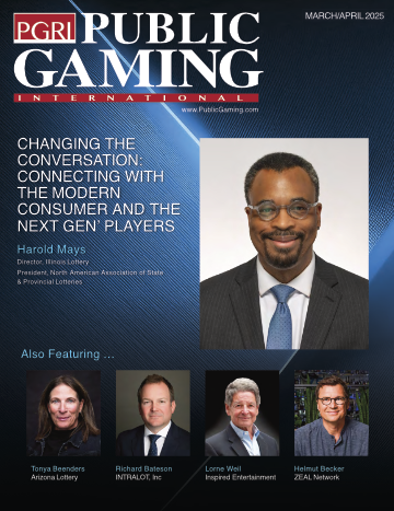 Public Gaming International magazine, March/April 2025