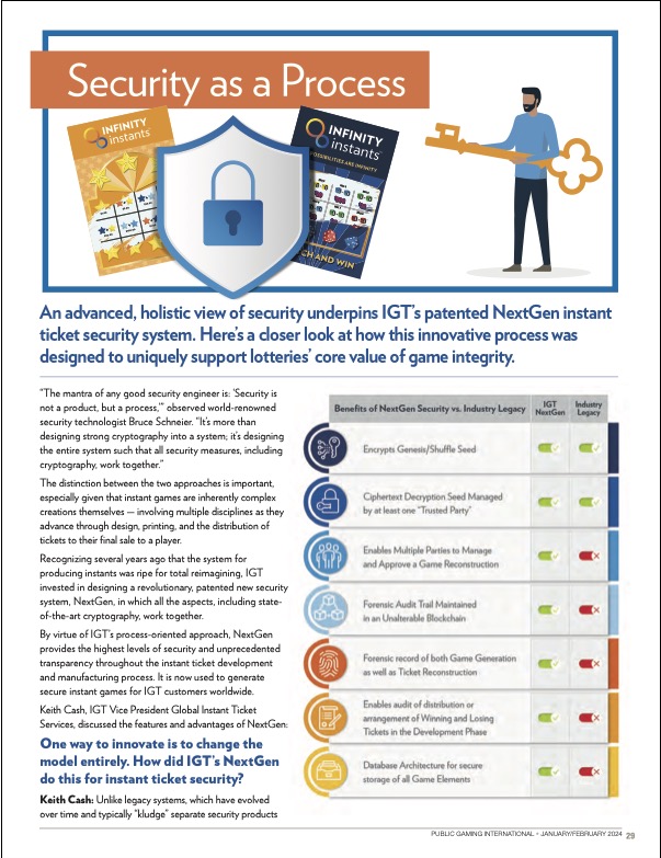 Public Gaming International Magazine article: Security as a Process