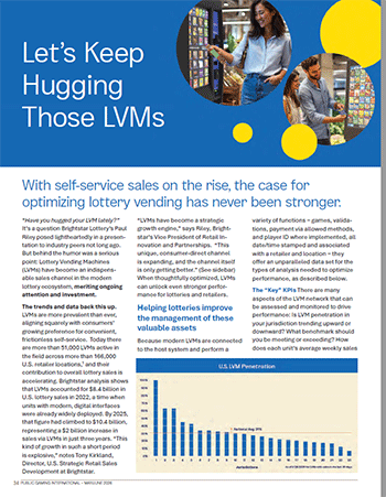 Public Gaming International Magazine article: Let's Keep Hugging Those LVMs