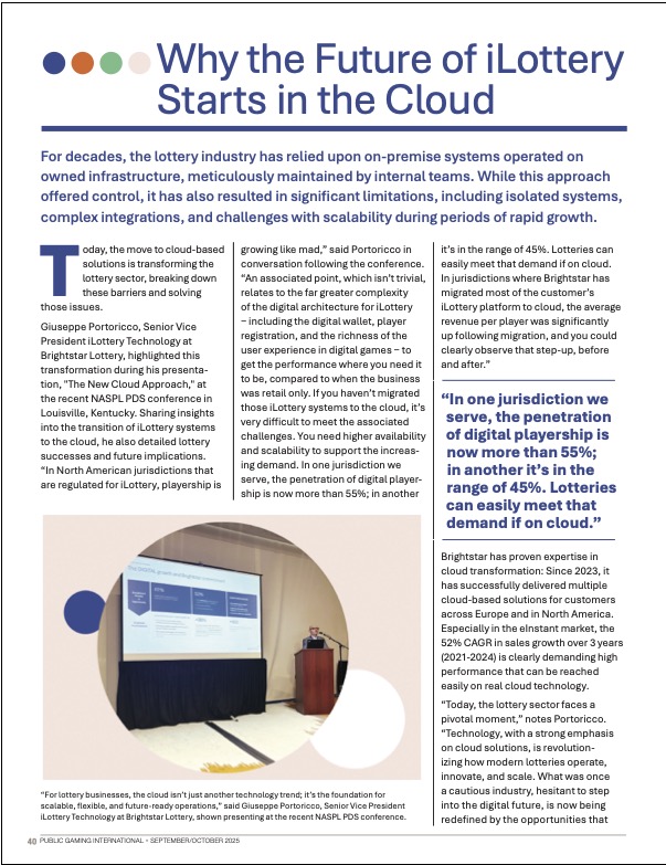 Article screenshot: Why the Future of iLottery Starts in the Cloud