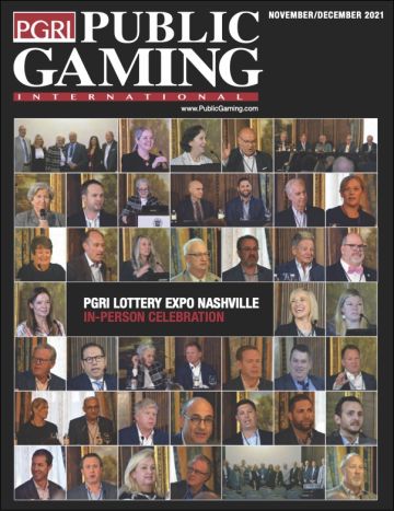 Public Gaming International Magazine cover: November/December 2021