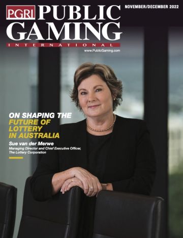 Public Gaming International Magazine cover: November/December 2022