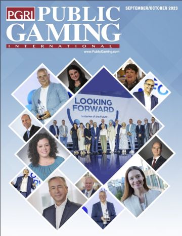 Public Gaming International Magazine cover: September/October 2023
