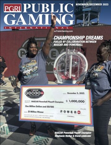 Public Gaming International Magazine cover: November/December 2023