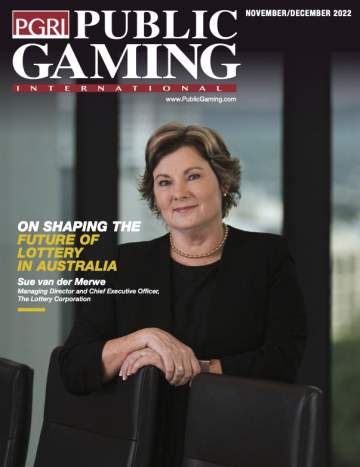 Public Gaming International Magazine cover: November/December 2022